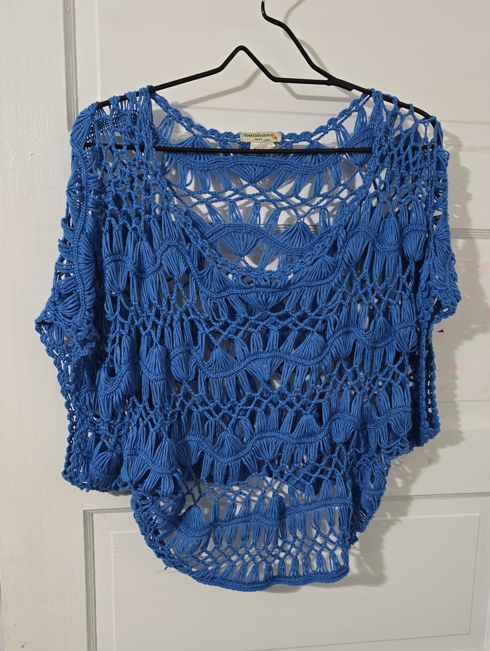 Vivid Collection Crochet Openwork Top